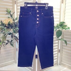 BDG URBAN OUTFITTERS BUTTON FLY CROP JEANS SIZE 27 1245